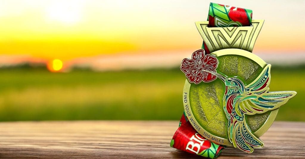 100 mile virtual challenge medal