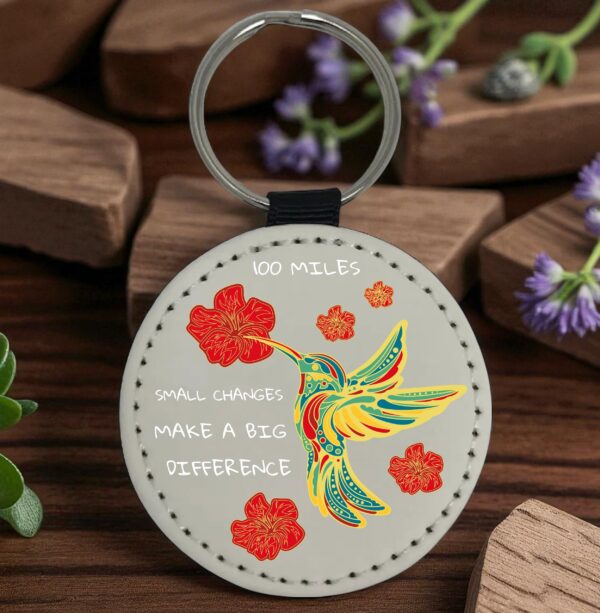 Find Your Wings 100 Mile Keyring