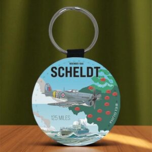We Will Remember Them: Scheldt Keyring