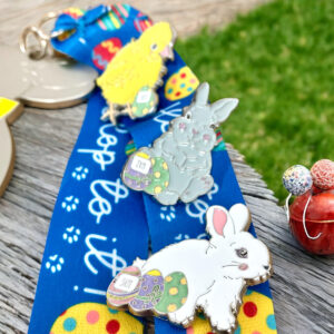 Easter Bunny 6KM Badge Set