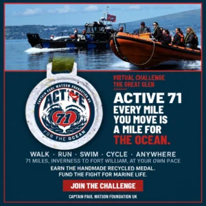 Active for the Ocean 2026 – 71 Mile Challenge