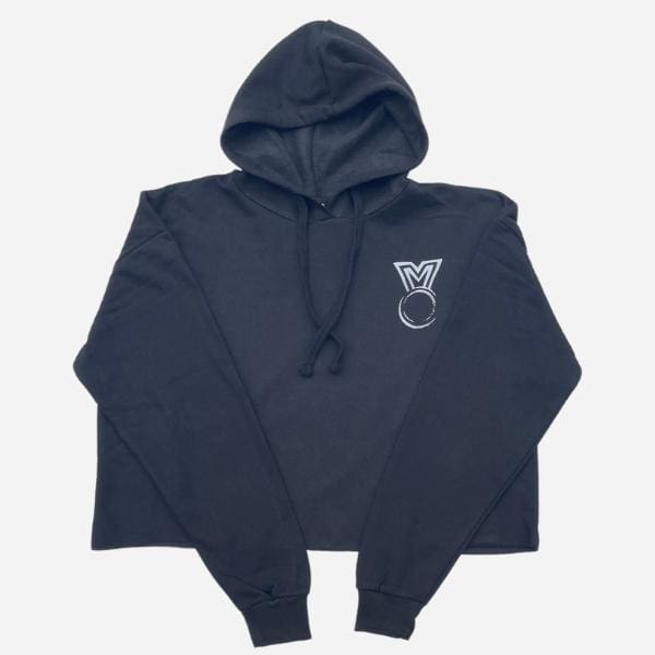 MedalMad Cropped Hoodie with Logo