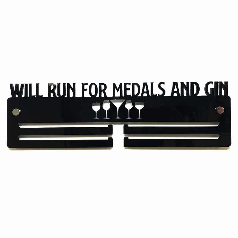 Will Run for Medals and Gin Medal Hanger