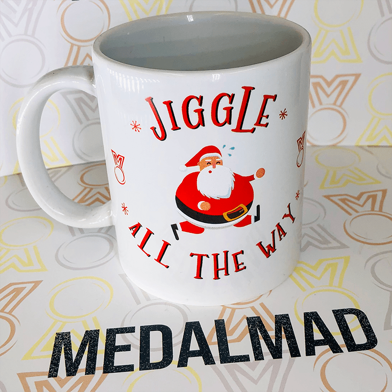 Jiggle All the Way Christmas Mug