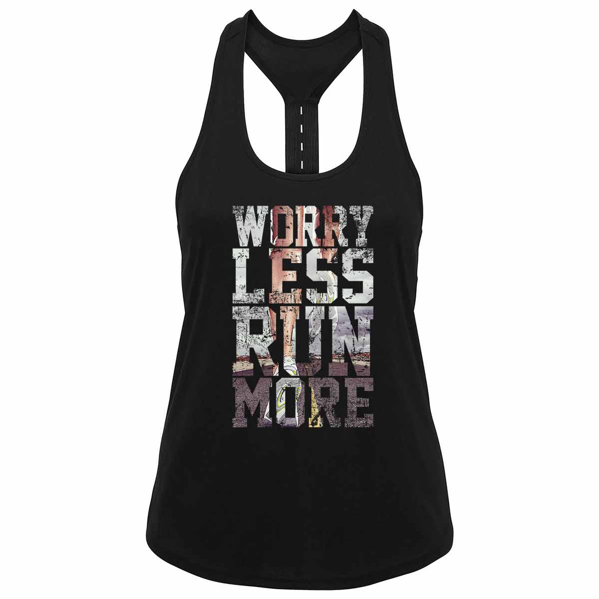 Worry Less Run More Fitness Vest